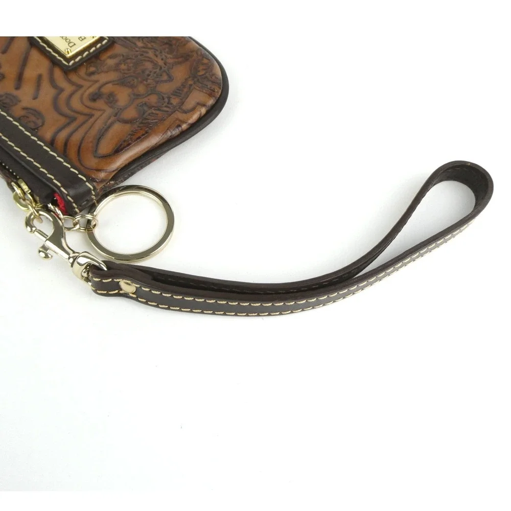 Dooney & Bourke Disney Brown Leather Wristlet